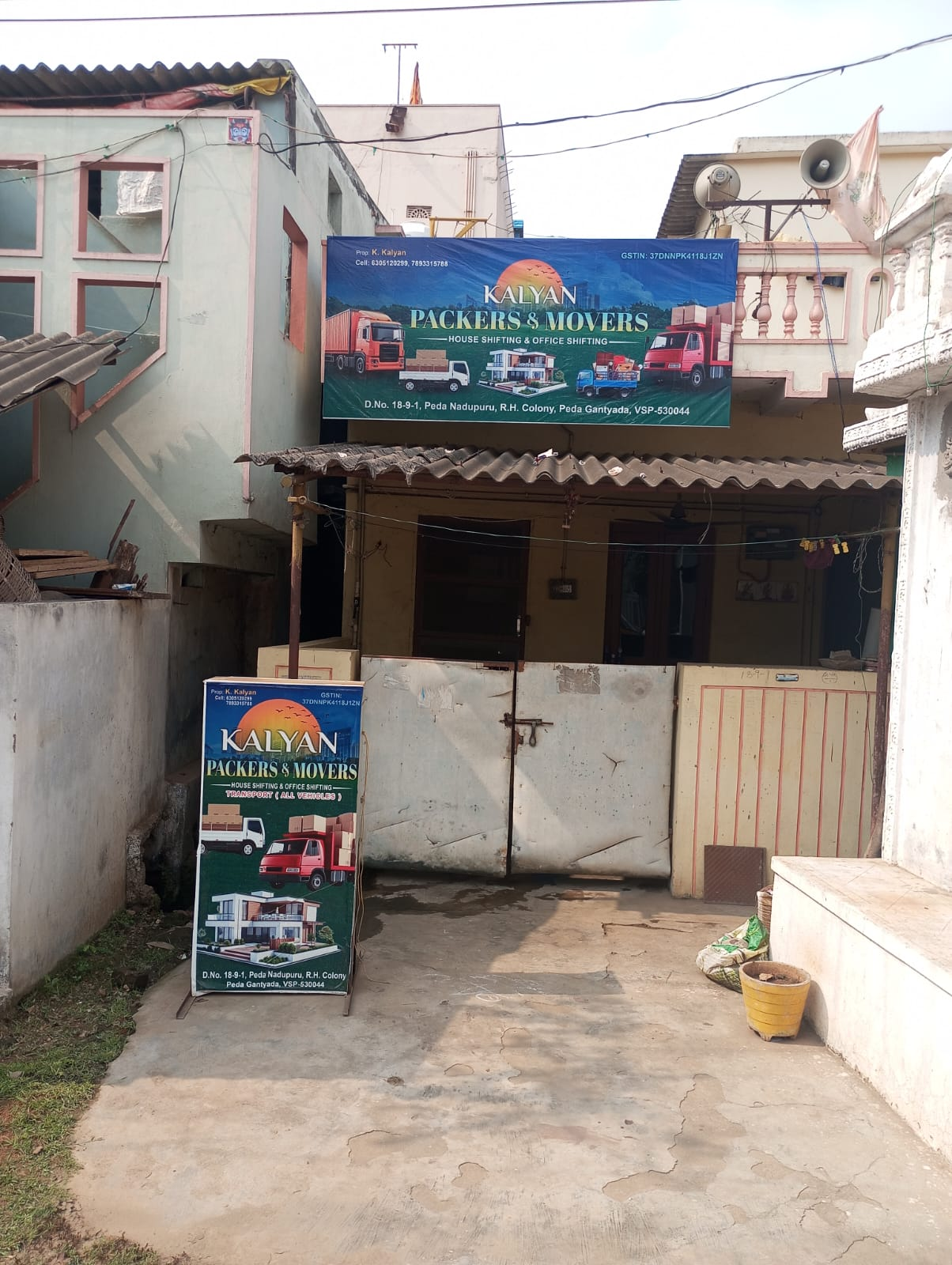 Kalyan Packers and Movers office branch in Peda Gantyada, Visakhapatnam